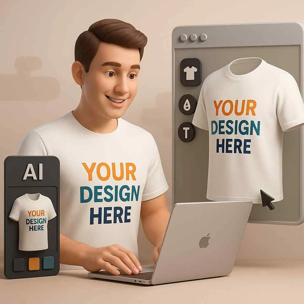 Custom Apparel Made Easy with AI and 3D Preview