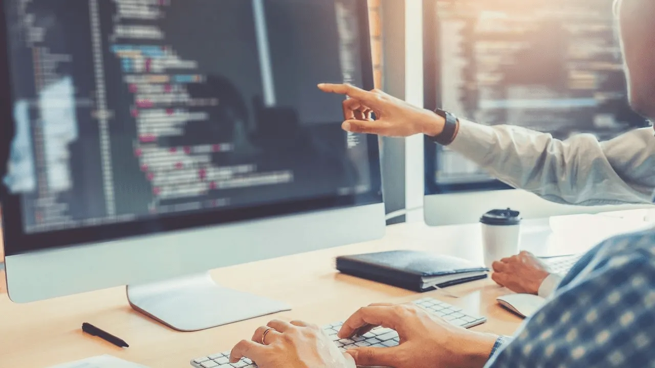 Developers pair programming